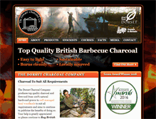 Tablet Screenshot of dorsetcharcoal.co.uk